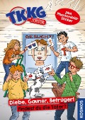 Cover-Bild zum Titel 'TKKG Junior, Diebe, Gauner, Betrüger!' von 'Benjamin Tannenberg'