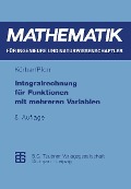 Cover-Bild zum Titel 'Integralrechnung für Funktionen mit mehreren Variablen' von 'Ernst-Adam Pforr'