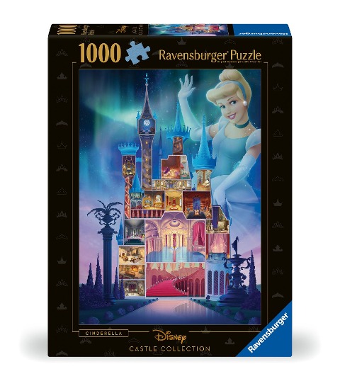 Erwachsenenpuzzle 1000 Teile - Disney Prinzessinnen - Disney Castles: Cinderella - 