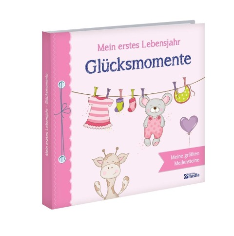 Babyalbum: Mein erstes Lebensjahr - Glücksmomente. Rosa - 
