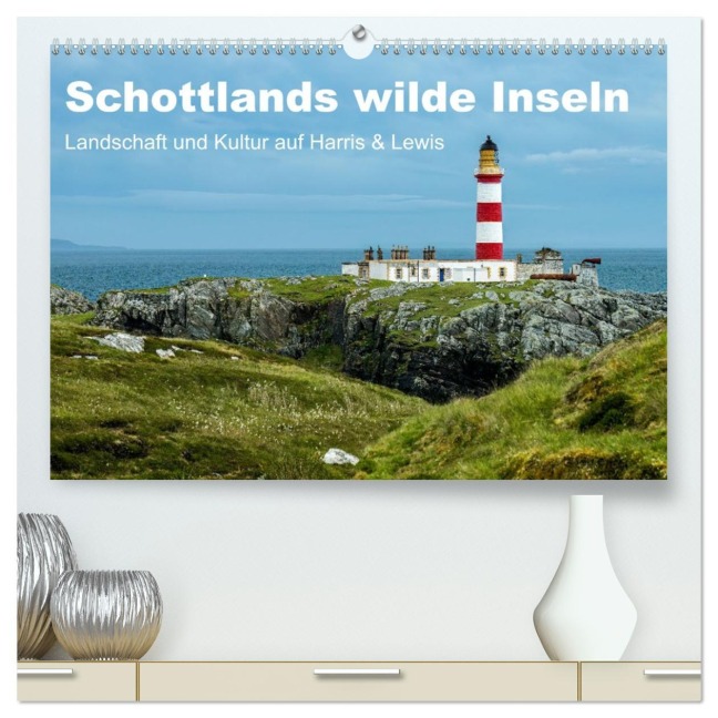Schottlands wilde Inseln (hochwertiger Premium Wandkalender 2026 DIN A2 quer), Kunstdruck in Hochglanz - Leon Uppena