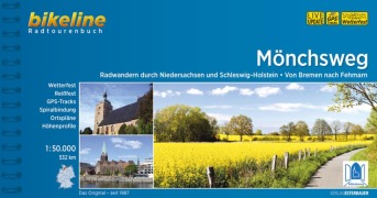Cover-Bild zum Titel 'Bikeline Radtourenbuch Mönchsweg' von ''