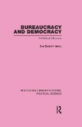 Cover-Bild zum Titel 'Bureaucracy and Democracy' von 'Eva Etzioni-Halevy'