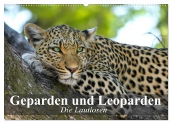 Cover-Bild zum Titel 'Die Lautlosen. Geparden und Leoparden (Wandkalender 2026 DIN A2 quer), CALVENDO Monatskalender' von 'Elisabeth Stanzer'
