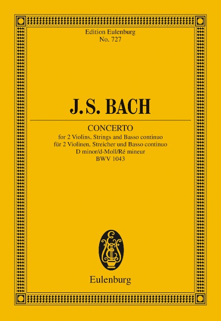 Concerto D minor - Johann Sebastian Bach