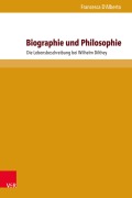 Cover-Bild zum Titel 'Biographie und Philosophie' von 'Francesca D'Alberto'