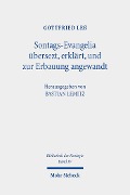 Cover-Bild zum Titel 'Sontags-Evangelia übersezt, erklärt, und zur Erbauung angewandt' von 'Gottfried Leß'