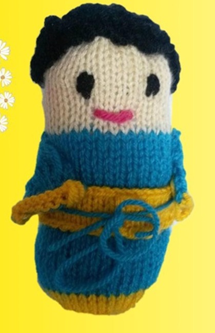 Strickanleitung Geisha. 16 cm hoch - Kerstin Münchehofe