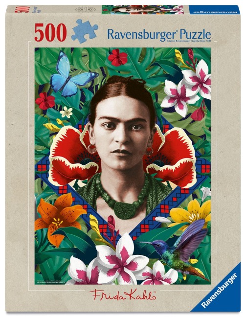 Erwachsenenpuzzle 500 Teile - Frida Kahlo, blühende Fantasie - 