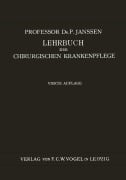 Cover-Bild zum Titel 'Lehrbuch der Chirurgischen Krankenpflege' von 'P. Janssen'