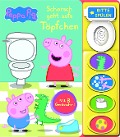 Cover-Bild zum Titel 'Peppa Pig - Schorsch geht aufs Töpfchen - Mein Klo-Soundbuch - Pappbilderbuch mit Klospülung und 8 Geräuschen - Peppa Wutz' von ''
