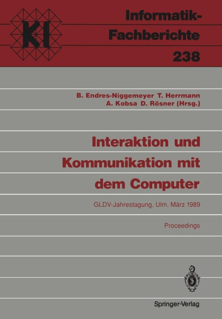 Interaktion und Kommunikation mit dem Computer - 