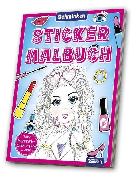 Mal- & Stickerbuch: Schminken - 