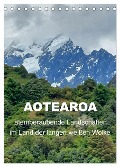 Aotearoa - atemberaubende Landschaften im Land der langen weißen Wolke (Tischkalender 2024 DIN A5 hoch), CALVENDO Monatskalender - 