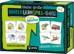 Cover-Bild zum Titel 'Clever spielen - Meine große KartenLernSpiel-Box - Konzentration/Logisches Denken' von ''