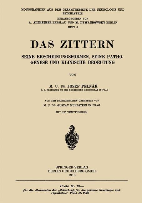 Das Zittern - Josef Pelná¿