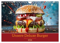 Cover-Bild zum Titel 'Unsere Burger Deluxe (Wandkalender 2026 DIN A4 quer), CALVENDO Monatskalender' von 'Motomi Ai'
