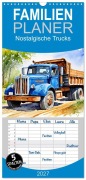 Cover-Bild zum Titel 'Familienplaner 2027 - Nostalgische Trucks mit 5 Spalten (Wandkalender, 21 x 45 cm) CALVENDO' von 'Claudia Kleemann'