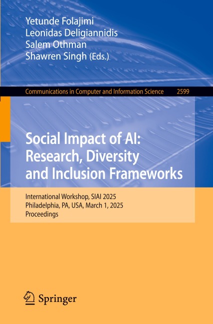 Social Impact of AI: Research, Diversity and Inclusion Frameworks - 