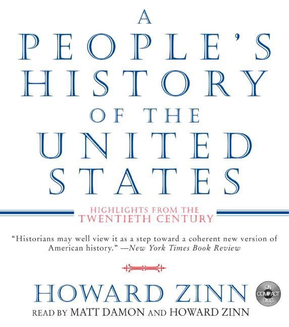 A People's History of the United States CD - Howard Zinn