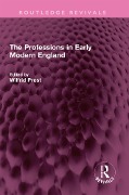 Cover-Bild zum Titel 'The Professions in Early Modern England' von ''