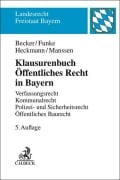 Cover-Bild zum Titel 'Klausurenbuch Öffentliches Recht in Bayern' von 'Ulrich Becker, Dirk Heckmann, Andreas Funke, Gerrit Manssen'