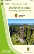 Cover-Bild zum Titel 'W272 Wanderkarte 1:25 000 Leutkirch im Allgäu' von ''