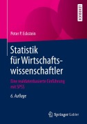 Cover-Bild zum Titel 'Statistik für Wirtschaftswissenschaftler' von 'Peter P. Eckstein'