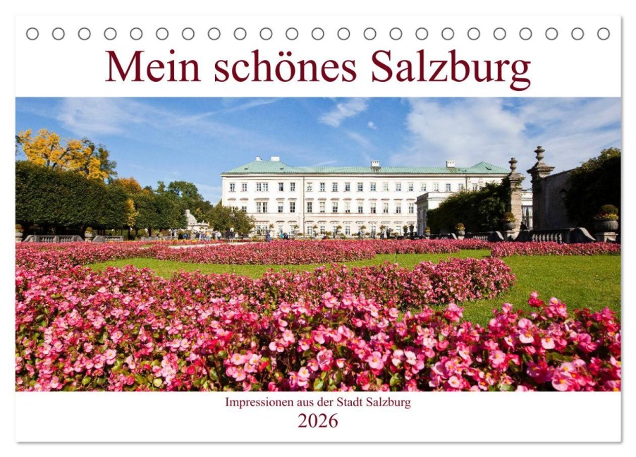 Mein schönes Salzburg (Tischkalender 2026 DIN A5 quer), CALVENDO Monatskalender - Christa Kramer