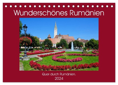 Wunderschönes Rumänien (Tischkalender 2024 DIN A5 quer), CALVENDO Monatskalender - Frauke Scholz