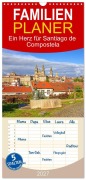 Cover-Bild zum Titel 'Familienplaner 2027 - Ein Herz für Santiago de Compostela mit 5 Spalten (Wandkalender, 21 x 45 cm) CALVENDO' von 'Christa Kramer'
