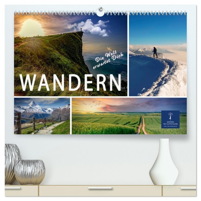 Wandern - die Welt erwartet Dich (hochwertiger Premium Wandkalender 2026 DIN A2 quer), Kunstdruck in Hochglanz - Peter Roder