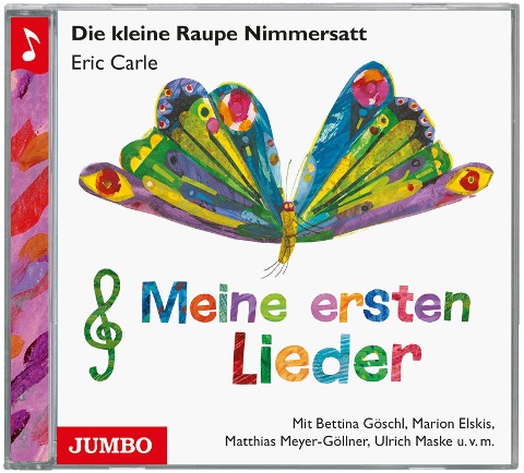 Die kleine Raupe Nimmersatt - Meine ersten Lieder CD - Eric Carle
