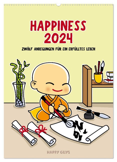 Happiness 2024 (Wandkalender 2024 DIN A2 hoch), CALVENDO Monatskalender - Bernhard Moestl Nemeth