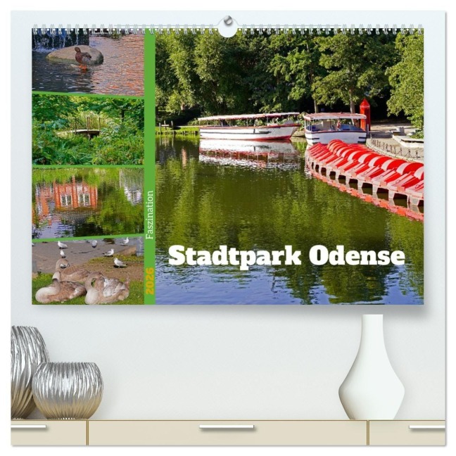Faszination Stadtpark Odense (hochwertiger Premium Wandkalender 2026 DIN A2 quer), Kunstdruck in Hochglanz - Babett Paul - Babetts Bildergalerie