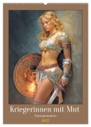 Cover-Bild zum Titel 'Kriegerinnen mit Mut - Fantasiemotive (Wandkalender 2027 DIN A2 hoch), CALVENDO Monatskalender' von 'Liselotte Brunner-Klaus'