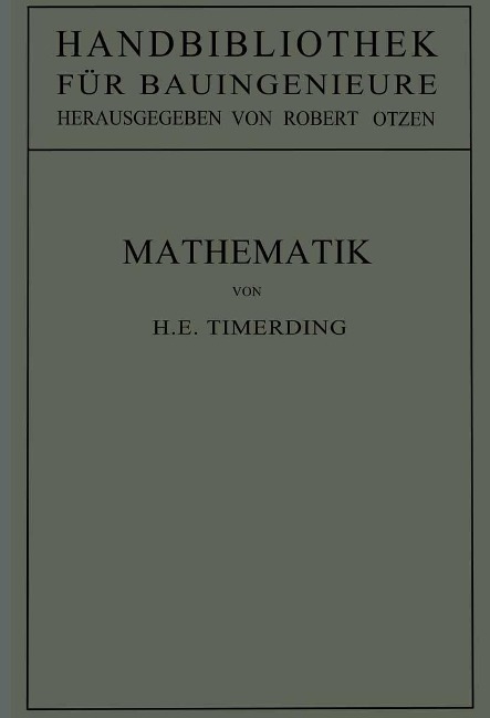 Mathematik - H. E. Timerding