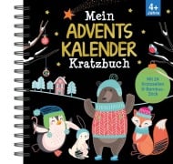 Cover-Bild zum Titel 'Mein Adventskalender-Kratzbuch' von ''