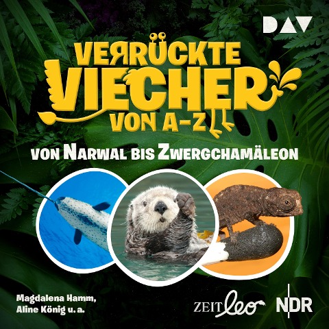 Verrückte Viecher von A bis Z ¿ Teil 2: Von Narwal bis Zwergchamäleon - Magdalena Hamm, Aline König