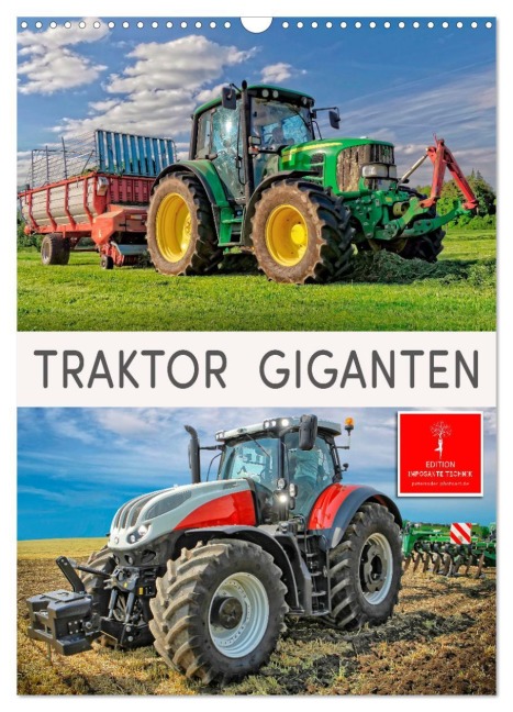 Traktor Giganten (Wandkalender 2026 DIN A3 hoch), CALVENDO Monatskalender - Peter Roder