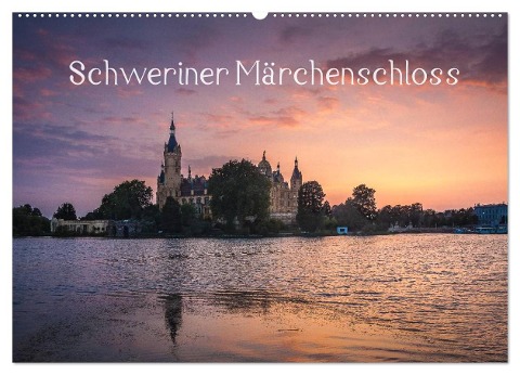 Schweriner Märchenschloss (Wandkalender 2024 DIN A2 quer), CALVENDO Monatskalender - Markus Müller