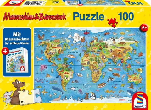 Reise um die Welt, 100 Teile, mit Add-on (Wissensbüchlein) - 