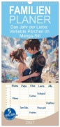 Cover-Bild zum Titel 'Familienplaner 2027 - Das Jahr der Liebe: Verliebte Pärchen im Manga-Stil mit 5 Spalten (Wandkalender, 21 x 45 cm) CALVENDO' von 'Judith Horvath-Ross'