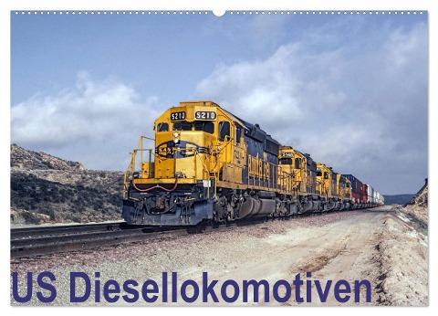 US Diesellokomotiven (Wandkalender 2024 DIN A2 quer), CALVENDO Monatskalender - Michael Schulz-Dostal