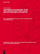 Cover-Bild zum Titel 'Grundzüge der Stilistik in den altaegyptischen Pyramidentexten' von 'Otto Firchow'
