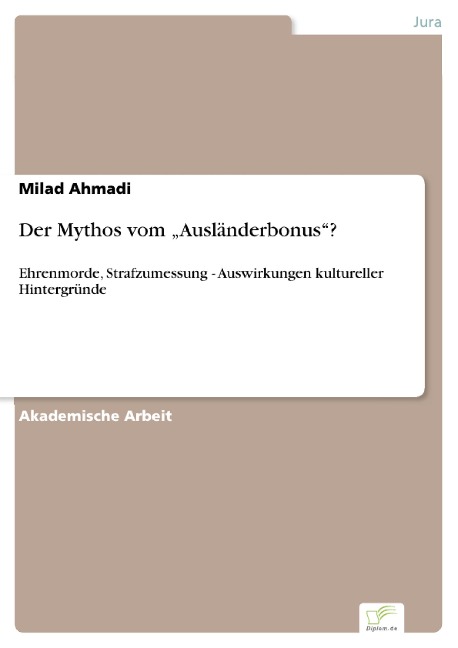 Der Mythos vom "Ausländerbonus"? - Milad Ahmadi