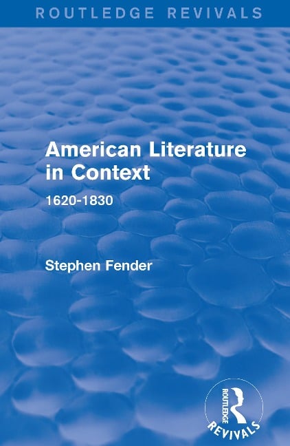 American Literature in Context - Stephen Fender