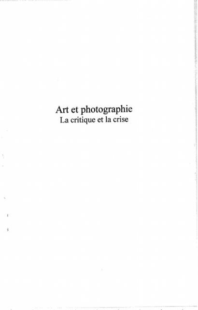 Art et photographie - Pujade Robert