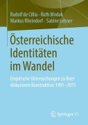 Cover-Bild zum Titel 'Österreichische Identitäten im Wandel' von 'Rudolf De Cillia, Sabine Lehner, Markus Rheindorf, Ruth Wodak'