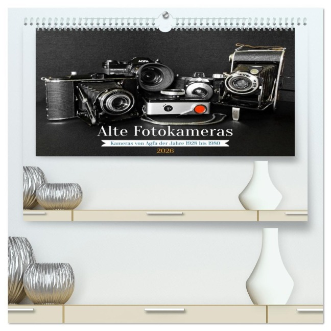 Alte Fotokameras - Kameras von Agfa der Jahre 1928 bis 1980 (hochwertiger Premium Wandkalender 2026 DIN A2 quer), Kunstdruck in Hochglanz - Jean-Louis Glineur